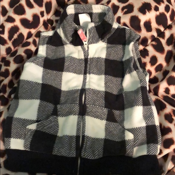 baby girl black vest